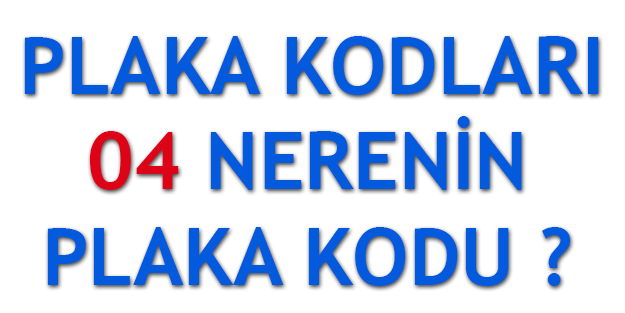 04 Plaka Kodu
