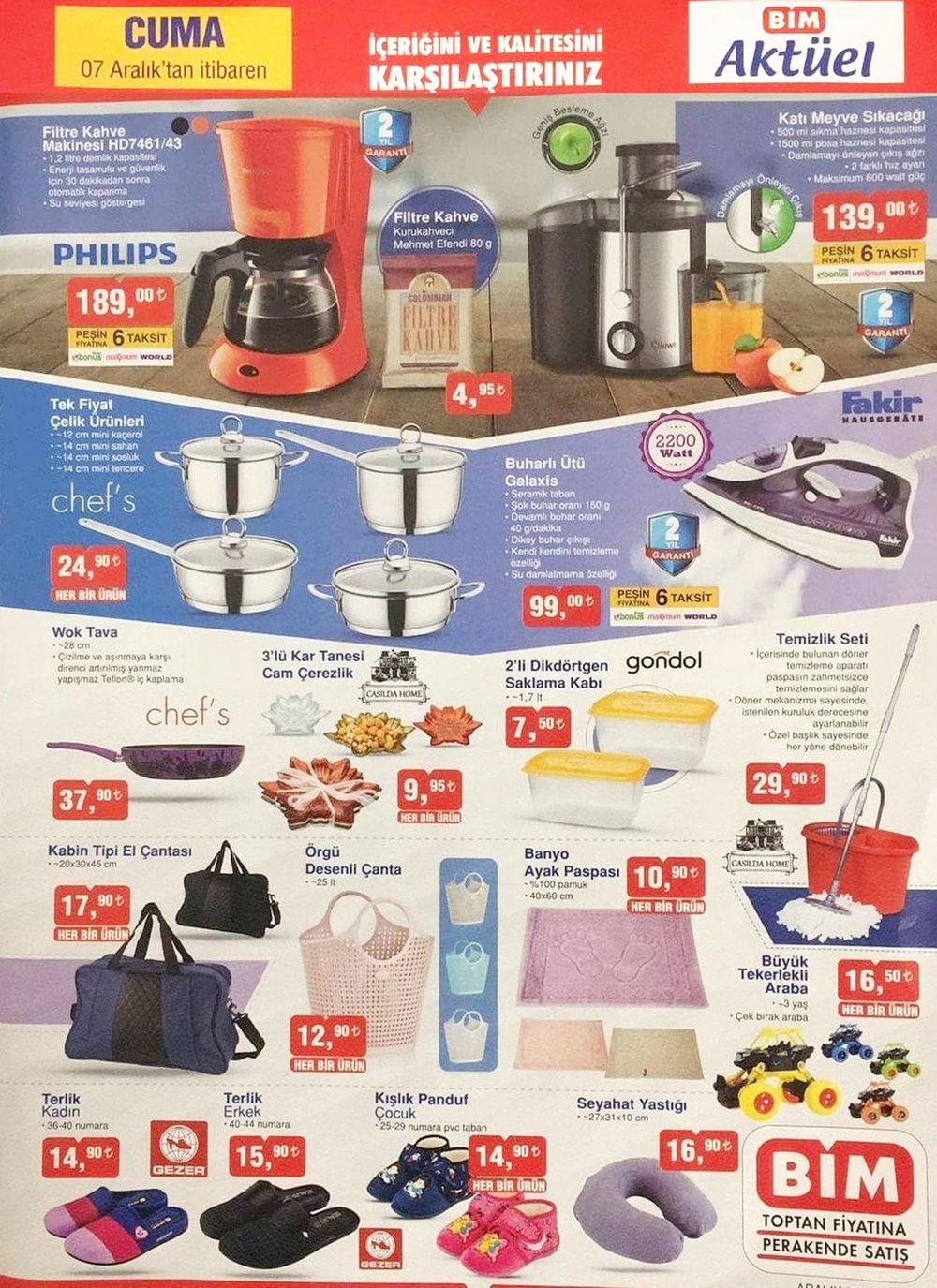 BİM 30 Kasım Cuma aktüel ürünler kataloğu 2018 BİM 7 Aralık aktüel ürünler bu hafta indirim listesi - 4