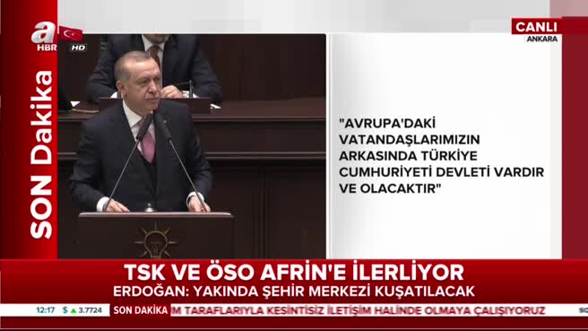 Cumhurbaşkanı Erdoğan: Hepsinin hakkından ALLAH'ın izniyle geliriz!