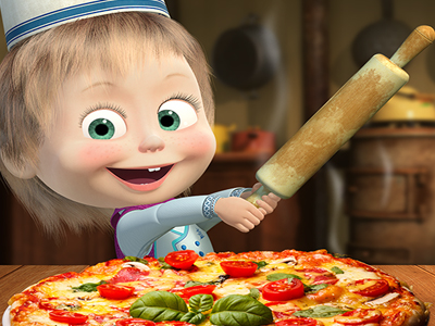 Maşa ile Koca Ayı Pizza Oyunu Oyna